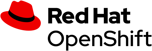 Logo Red Hat OpenShift ciemne